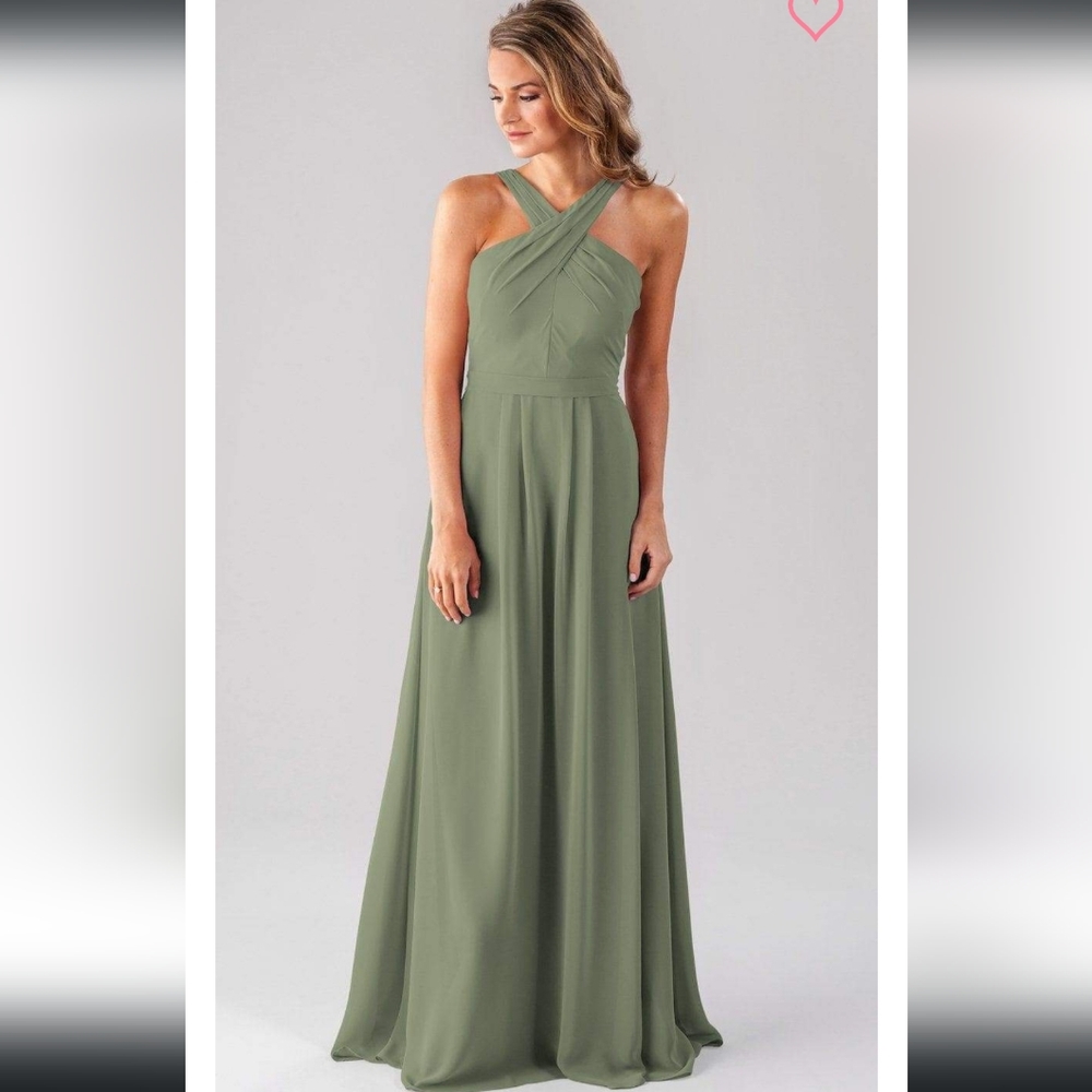 Kennedy Blue Bridesmaids Dress, Color Moss